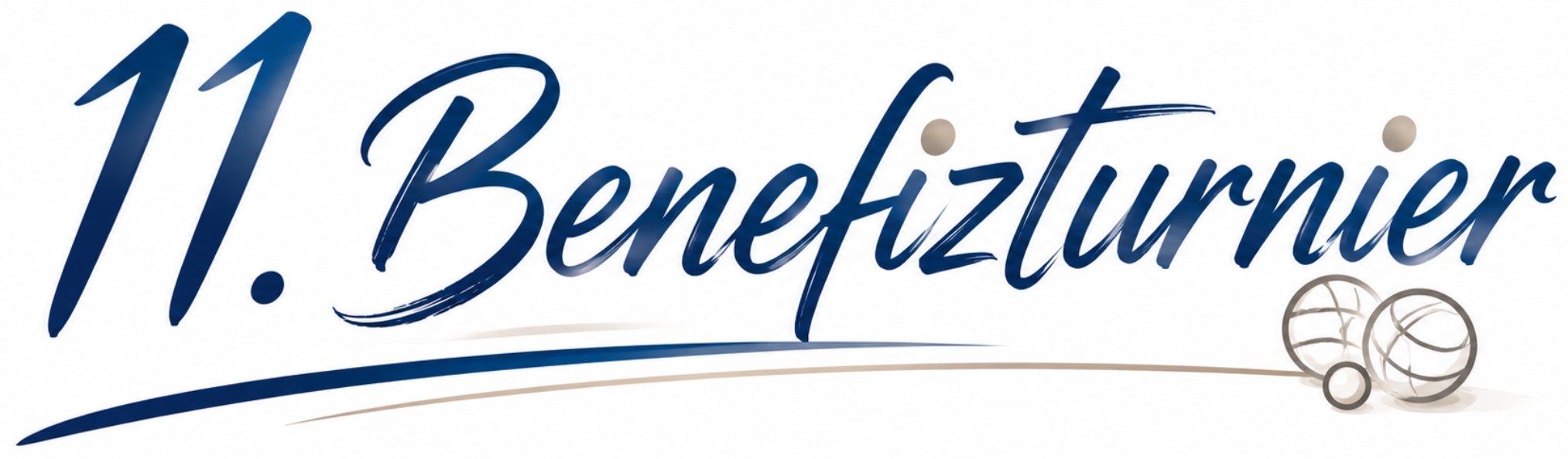 Schriftzug Benefizturnier 2026